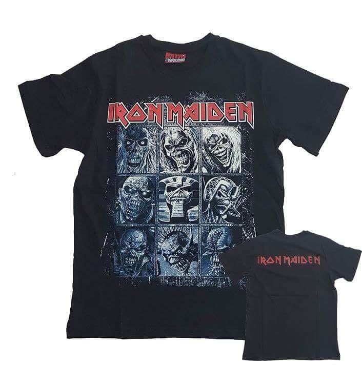 Iron Maiden Eddies Siyah Erkek Tişört M