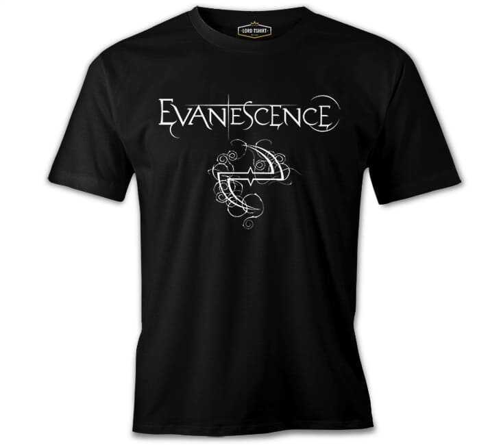 Evanescence Logo II Siyah Erkek Tişört XL