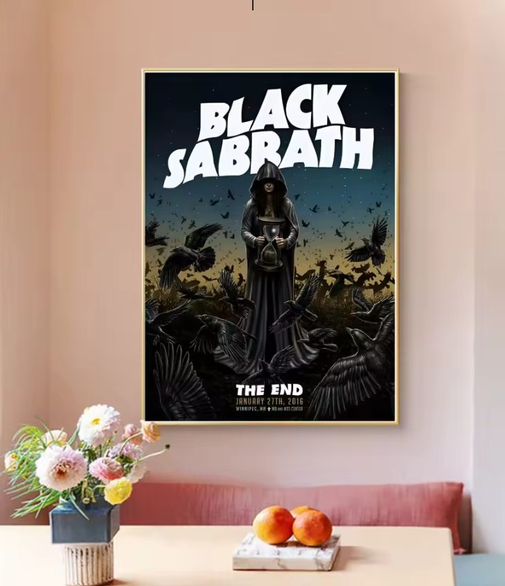 Black Sabbath Duvar Halısı