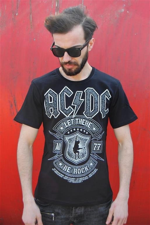 AC/DC Tişört-Let There Be Rock L