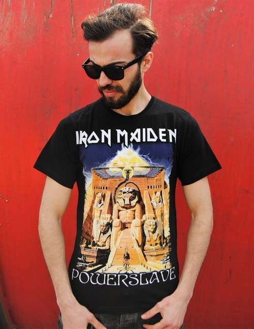 Iron Maiden Tişört - Powerslave M