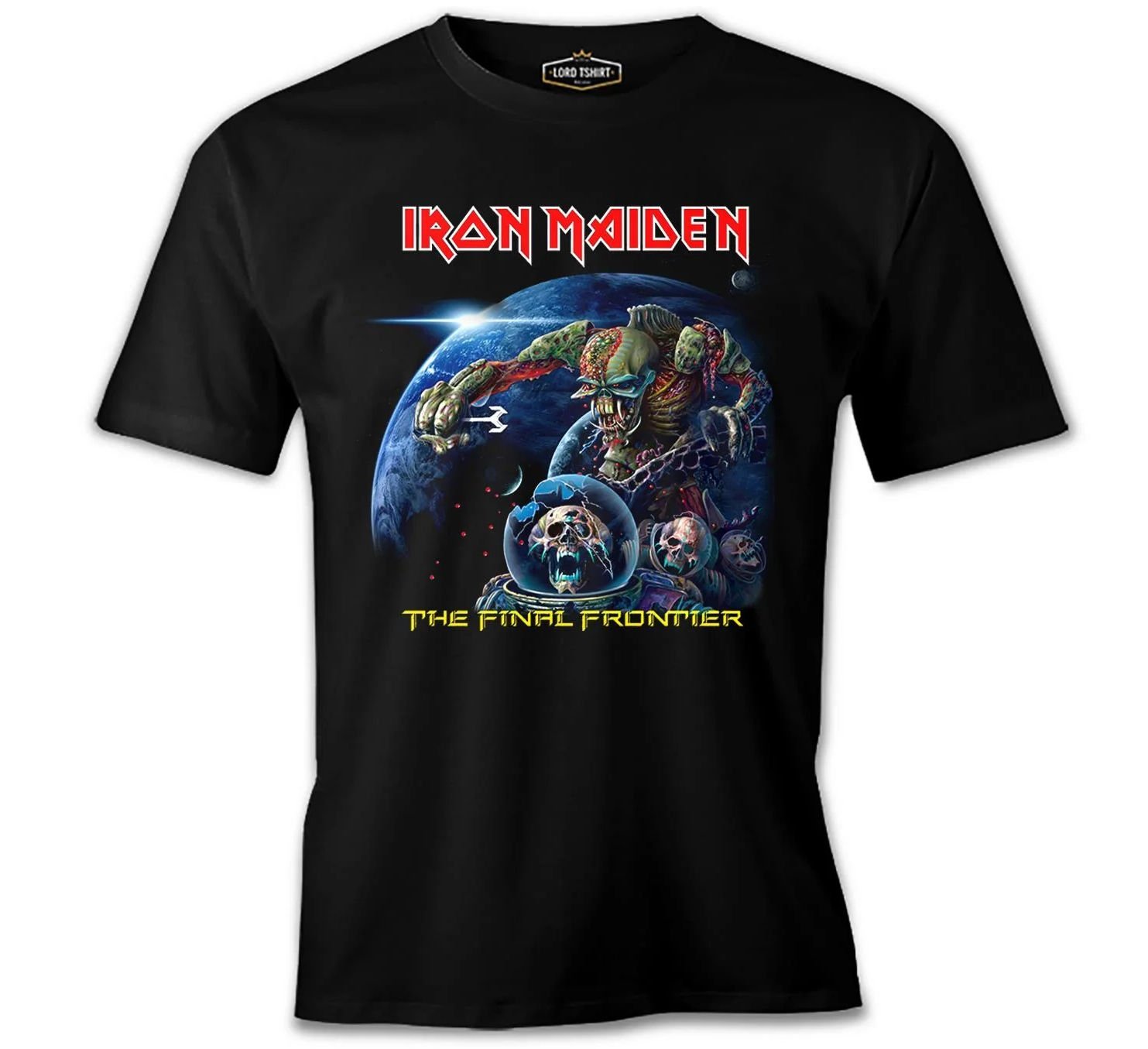 Iron Maiden - The Final Frontier Siyah Erkek Tişört 3XL