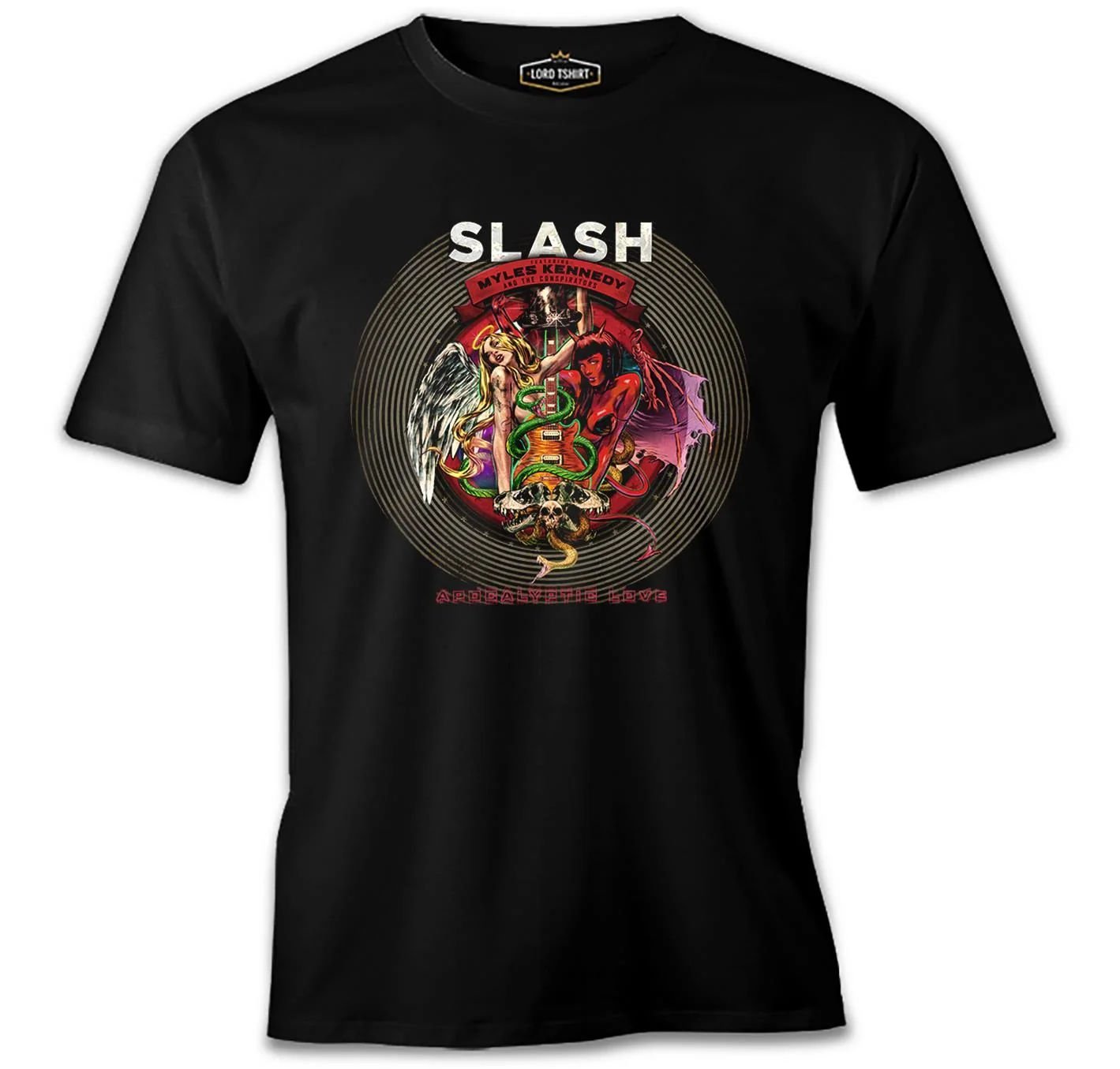 Slash - Apocalyptic Love Siyah Erkek Tişört 3XL