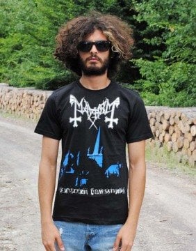 Mayhem Siyah Erkek Tişört M