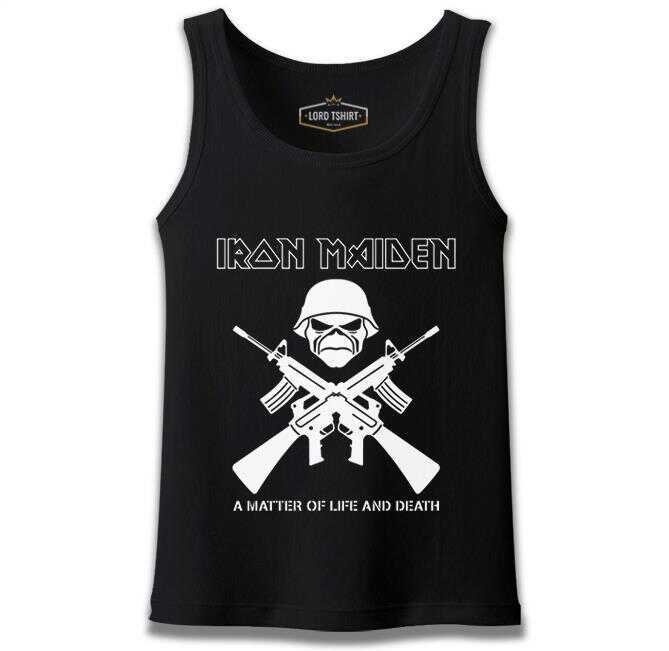 Iron Maiden - A Matter of Life and Death Siyah Erkek Atlet XL