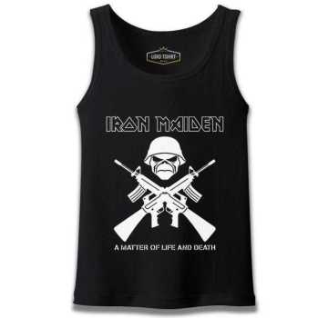 Iron Maiden - A Matter of Life and Death Siyah Erkek Atlet