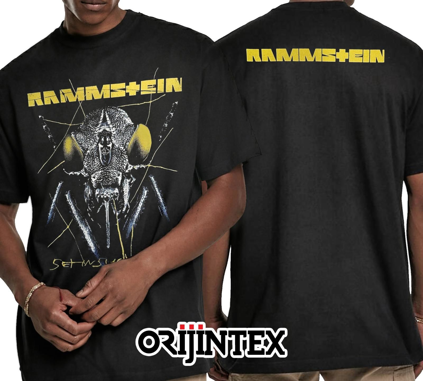 Rammstein Siyah Erkek Tişört M