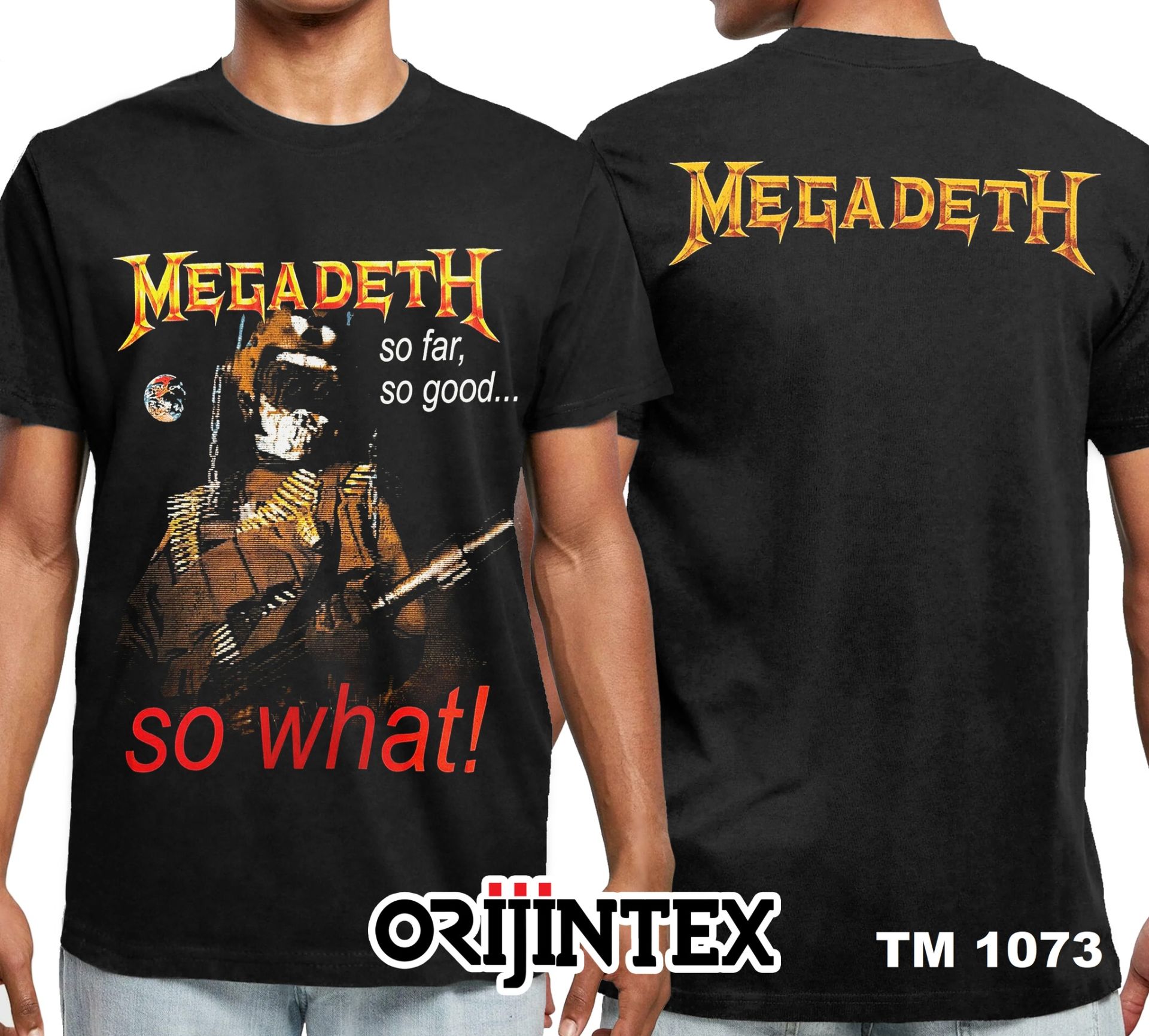 Megadeth Siyah Erkek Tişört - So Far So Good So What