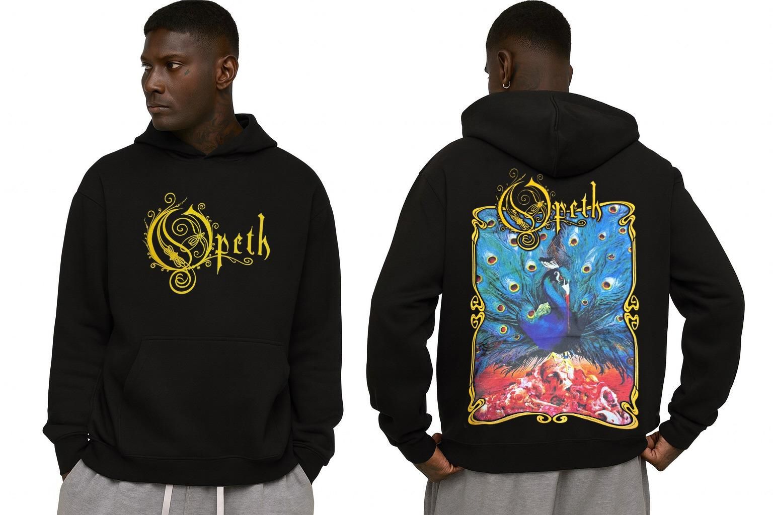 Opeth Kapşonlu Siyah Erkek Sweatshirt S