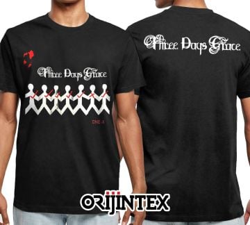 Three Days Grace Siyah Erkek Tişört