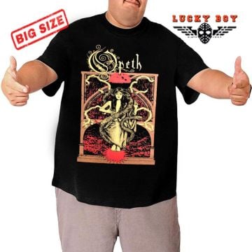 Battal Beden Opeth Siyah Erkek Tişört