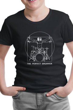 The Perfect Drummer Çocuk Tişört 12