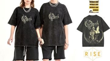 Opeth Yıkamalı Over Size Tişört