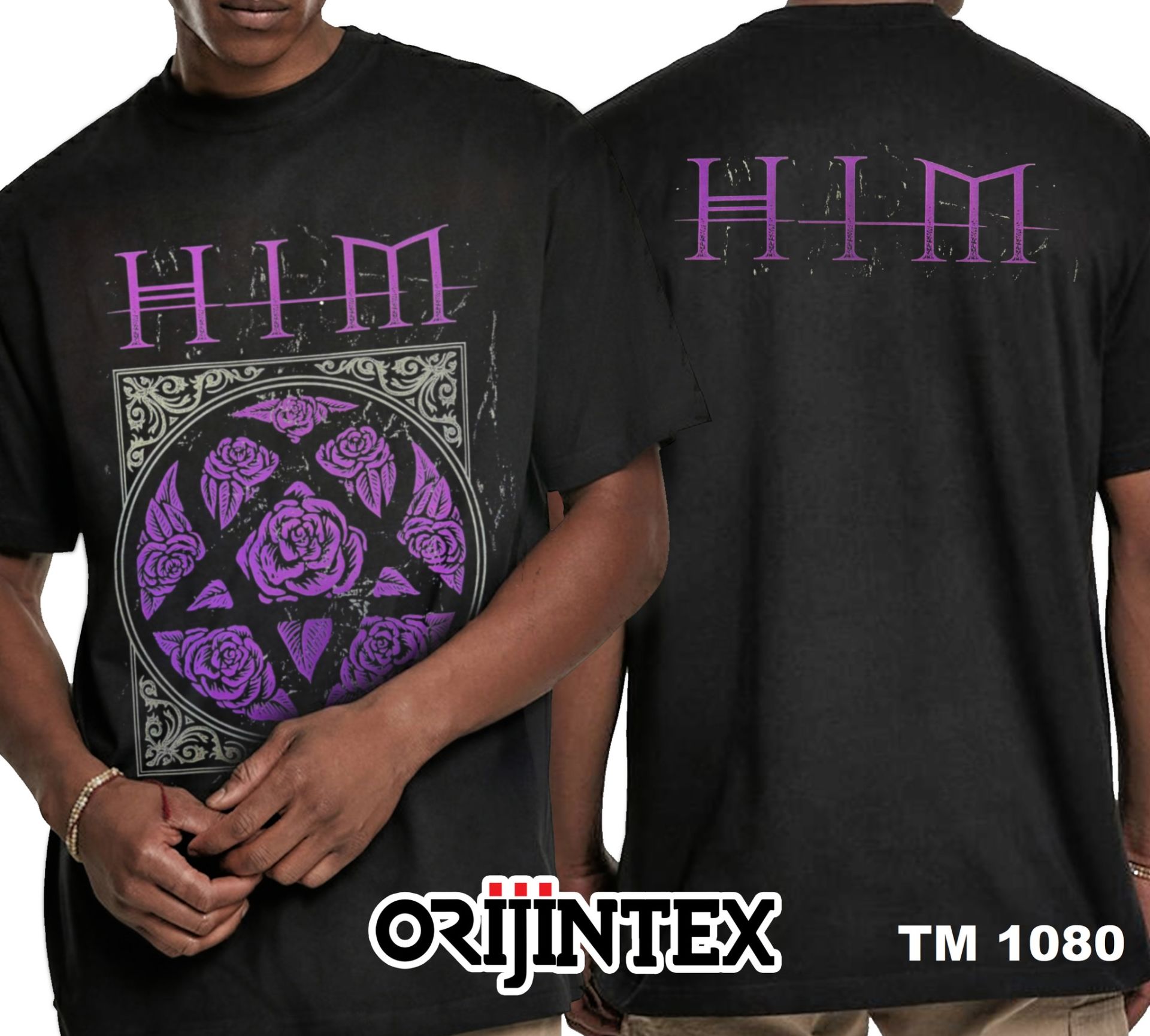 Him Siyah Erkek Tişört L