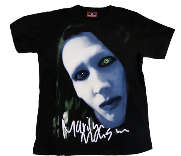 Marilyn Manson Siyah Erkek Tişört XL