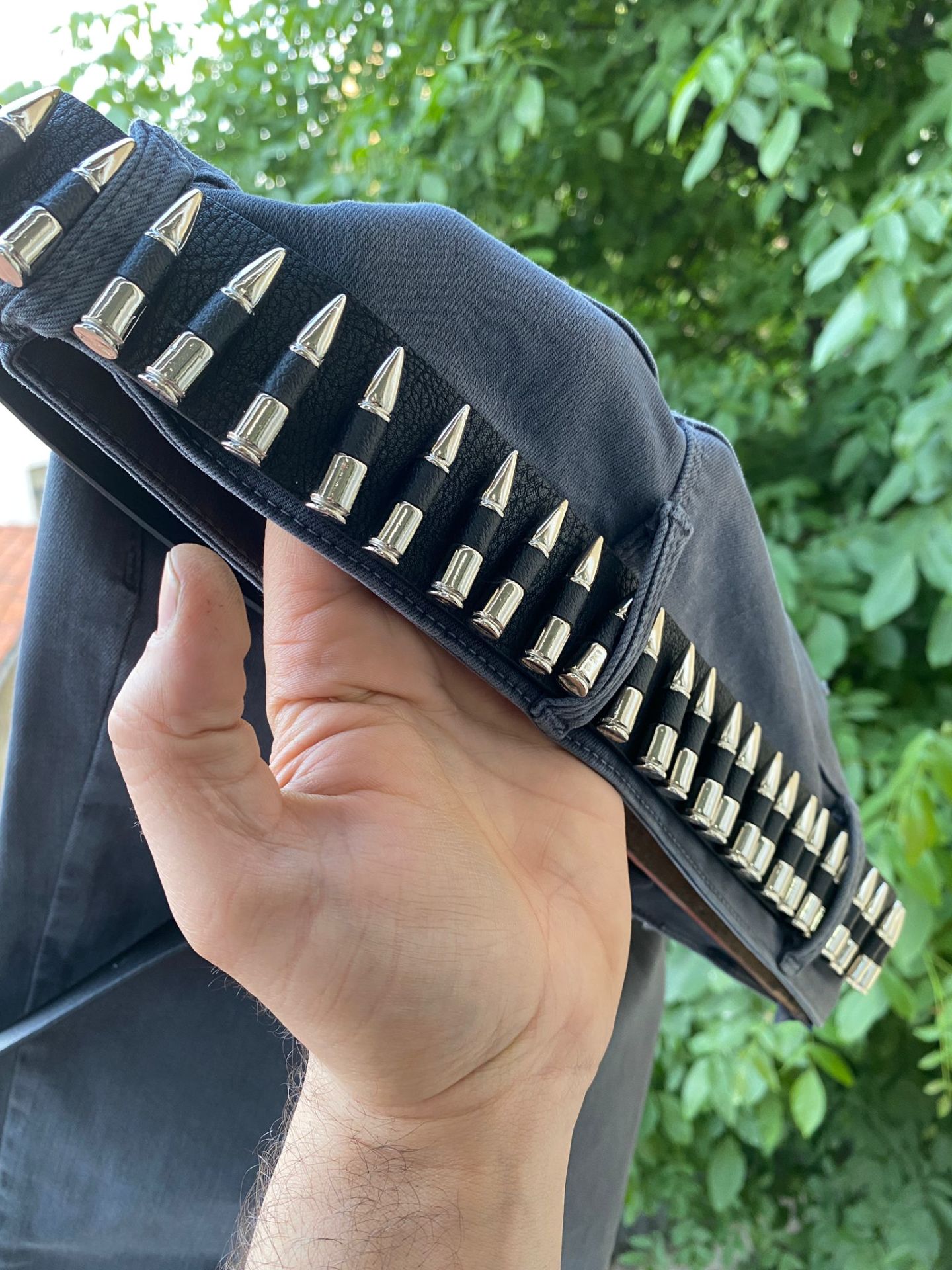 48 adet Mermi Detaylı 120 cm Kemer