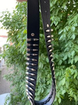 48 adet Mermi Detaylı 120 cm Kemer