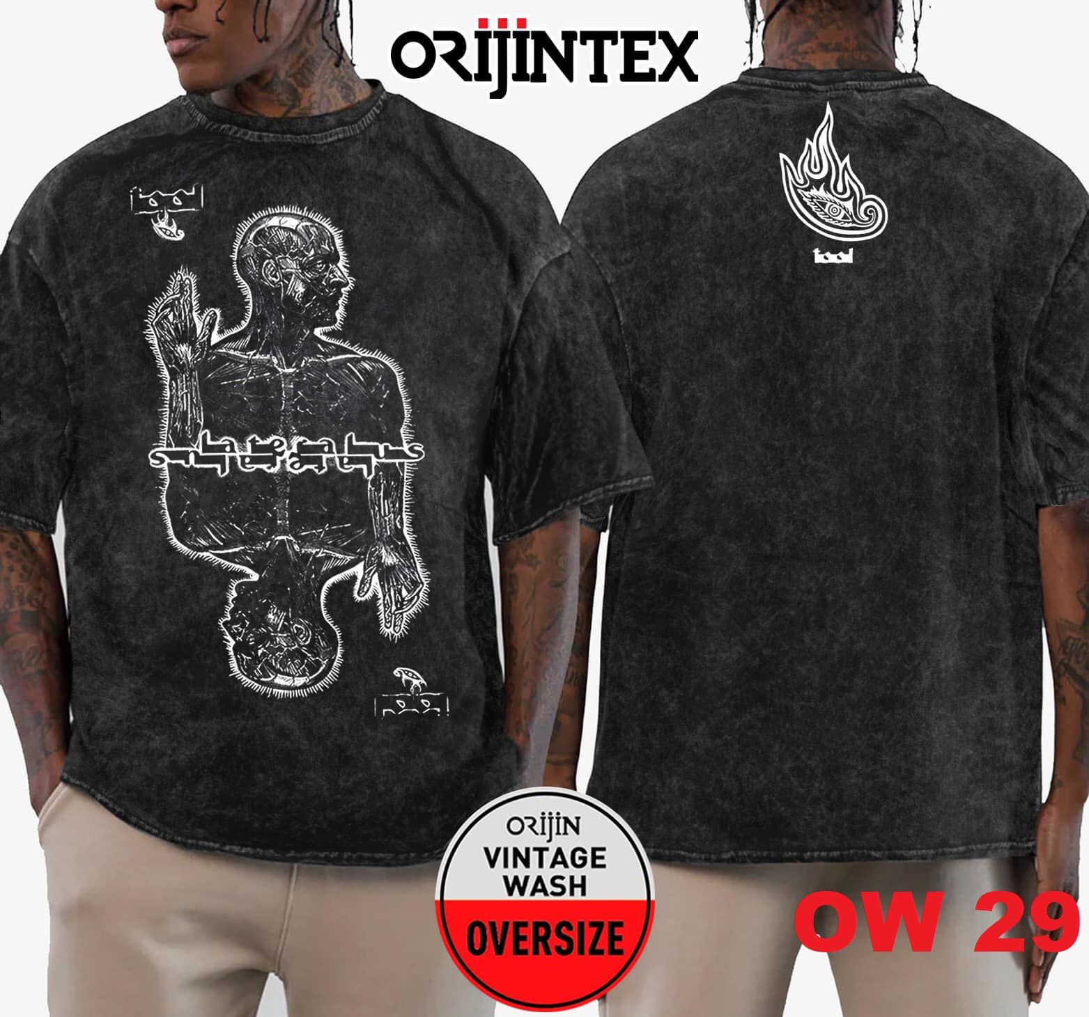 Tool Yıkamalı Over Size Tişört XL