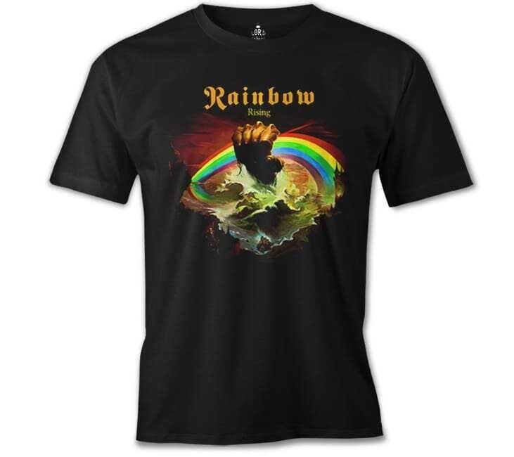 Rainbow - Rising Siyah Erkek Tişört XL