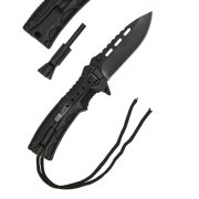 Mil-Tec® PARAKORD W.FIRE Çakı Siyah