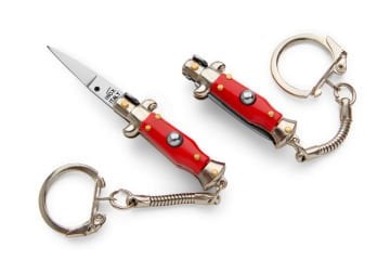 Mini stiletto anahtarlık kırmızı