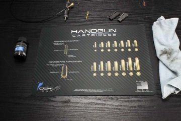 Taktik Çalışma Matı Handgun Cartridges