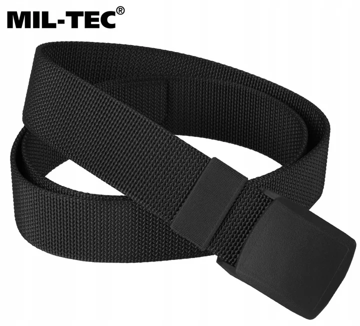 Mil-Tec 130 cm Hızlı Çıkarılabilen Kemer - Siyah (13121102)