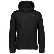 CMP Zip Hood Erkek Softshell Outdoor Mont Siyah - 3A01787N-U901