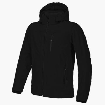 CMP Zip Hood Erkek Softshell Outdoor Mont Siyah - 3A01787N-U901