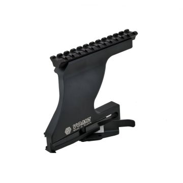 AK, SKS, Saiga'dan Weaver Mount'a Alçak Profilli Adaptör. Eloksallı Alüminyum.