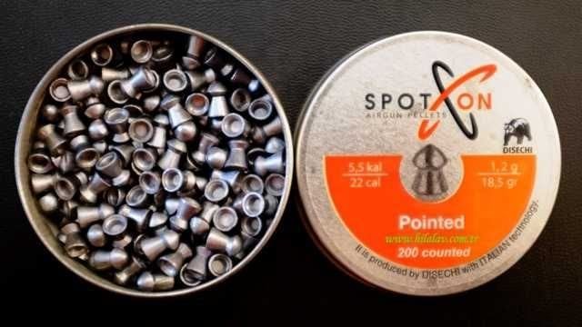 Spoton Pointed 5.5mm 18,5 Gr Havalı Tüfek Saçma