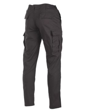 TEESAR® US Siyah Taktik Pantolon 'Slim Fit'