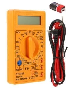 Dt 830D Dijital Ölçü Aleti Multimetre buzzer htf
