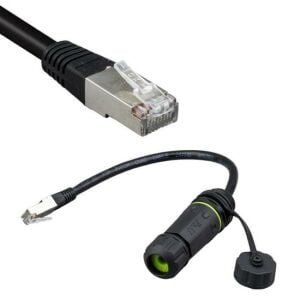 PM-24593 ERKEK - DİŞİ IP68 SU GEÇİRMEZ RJ45 KONNEKTÖR  POWERMASTER
