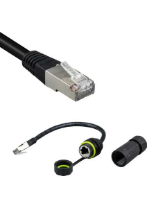 PM-24593 ERKEK - DİŞİ IP68 SU GEÇİRMEZ RJ45 KONNEKTÖR  POWERMASTER