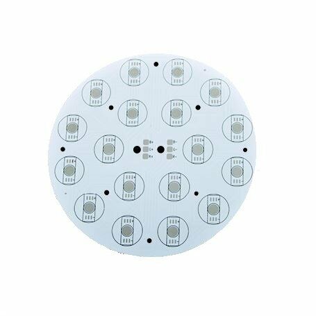 LED PCB Yuvarlak 18'li RGB AK000-151   150 mm FULL RGB