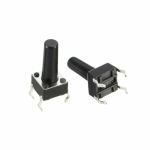 TACT  BUTON  6x6  Siyah 13 mm