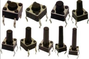 TACT  BUTON  6x6  Siyah 11,5 mm