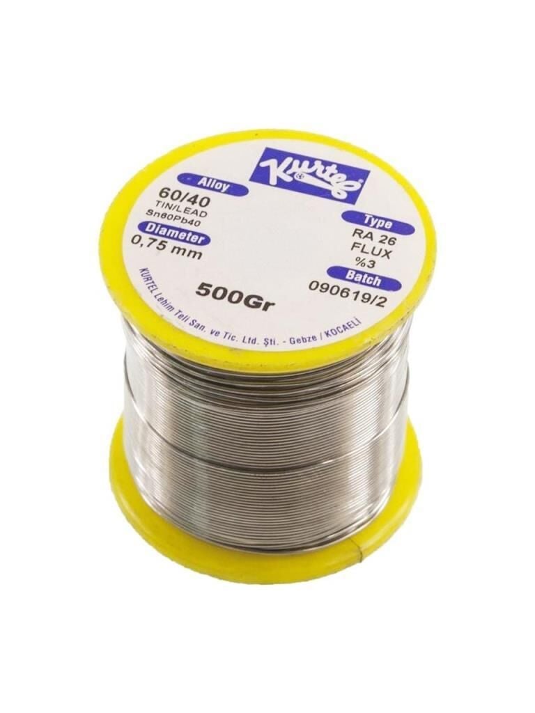 KURTEL 500GR 0,75mm  Sn60/Pb40 LEHİM TELİ