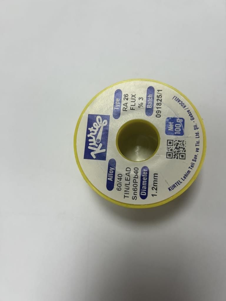 KURTEL 100GR 1,2mm Sn60/Pb40 LEHİM TELİ