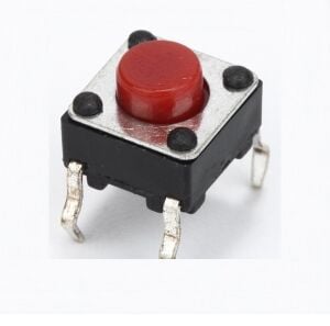 TACT  BUTON  6x6 Kırmızı 7 mm BH