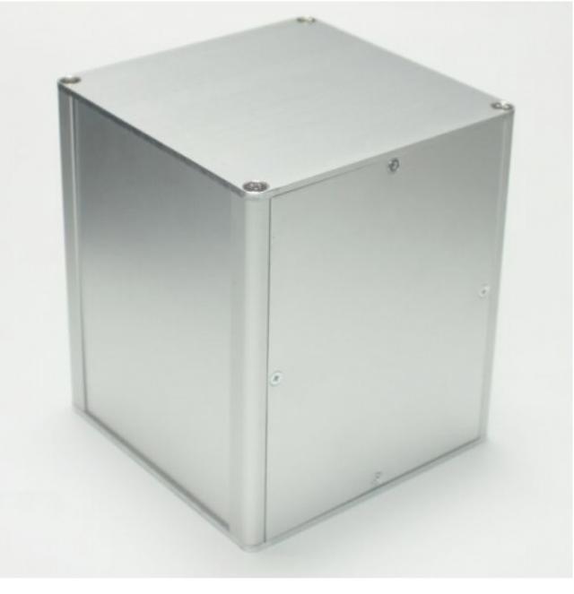 AK-MM-135-6 132,5x132,5x66 Naturel Eloksal Modüler Metal Kutu