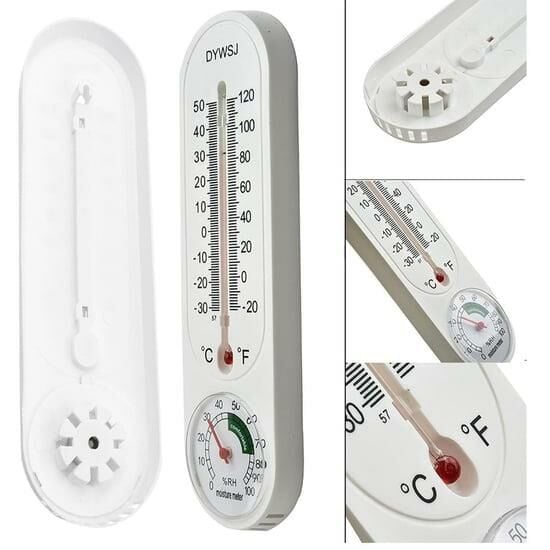 Powermaster PM-24665 Analog Sıcaklık Nem Ölçer Termometre duvar tipi