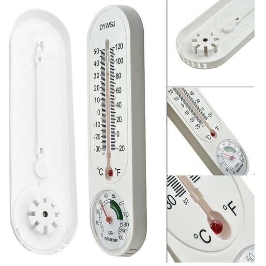 Powermaster PM-24665 Analog Sıcaklık Nem Ölçer Termometre duvar tipi