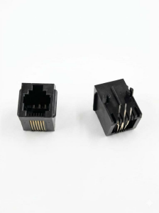 TELEFON  KONNEKTÖRÜ  6P/6C  90°  DERECE  PCB  TİPİ   DİŞİ   UZUN TİP....
