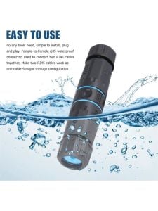 WPI-RJ45-02  RJ45 KABLO BİRLEŞTİRME IP68 KONEKTÖR (TTF)