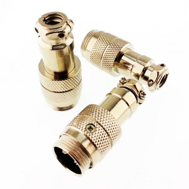 Mike Konnektör 2 Pin Erkek Ara Kablo Tip GX16-2P 16mm