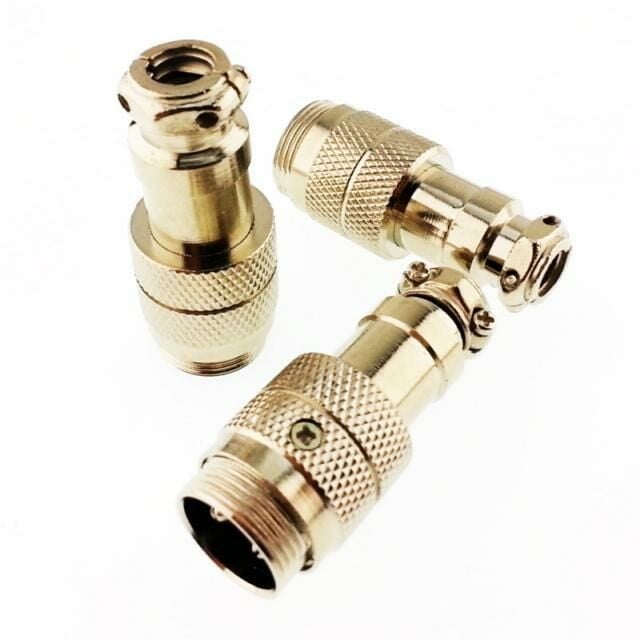 Mike Konnektör 2 Pin Erkek Ara Kablo Tip GX16-2P 16mm