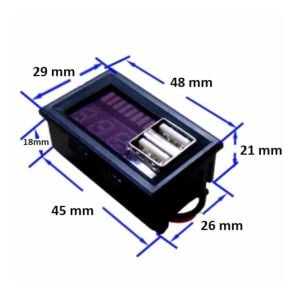 DİGİTAL AKÜ DİJİTAL VOLTAJ SEVİYE ÖLÇER 12V 2X USB CIKISLI POWERMASTER PM-23278