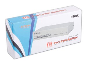 S-Link SL-2508 8 VGA 250Mhz Monitör Splitter